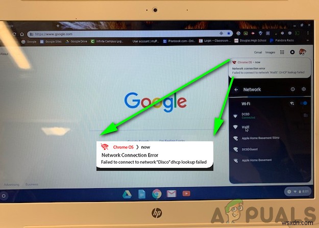 Chromebookで「DHCP lookup failed」エラーが発生する原因と8つの対処法