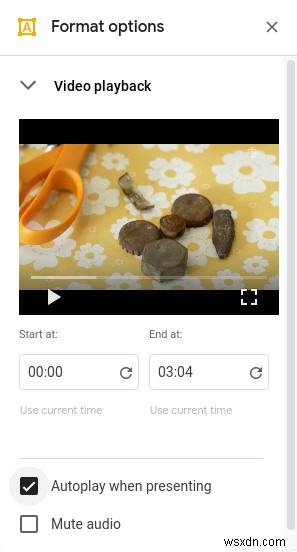 Googleスライドに音声を追加する方法!動画を隠して自動再生させる裏ワザ