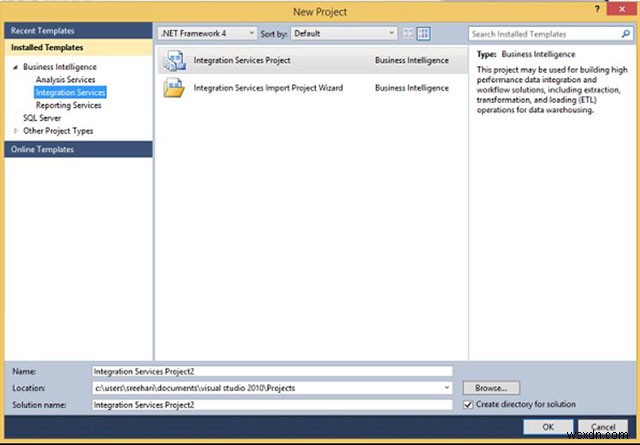 SQL Server Integration Services（SSIS）とは？基本構成とBIDS/SSDTでのプロジェクト作成手順