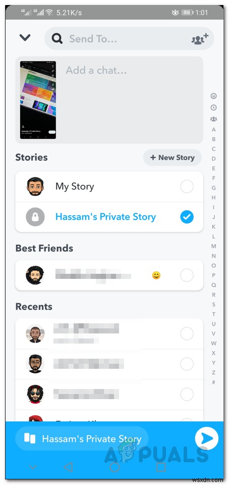 【Snapchat】プライベートストーリーの作成方法を初心者向けにわかりやすく解説