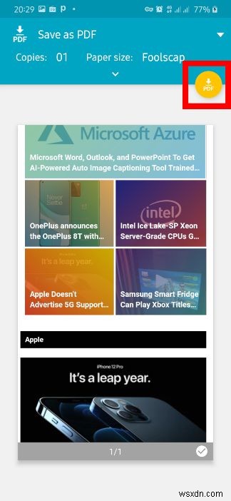 AndroidでスクリーンショットをPDFに変換する3つの簡単な方法