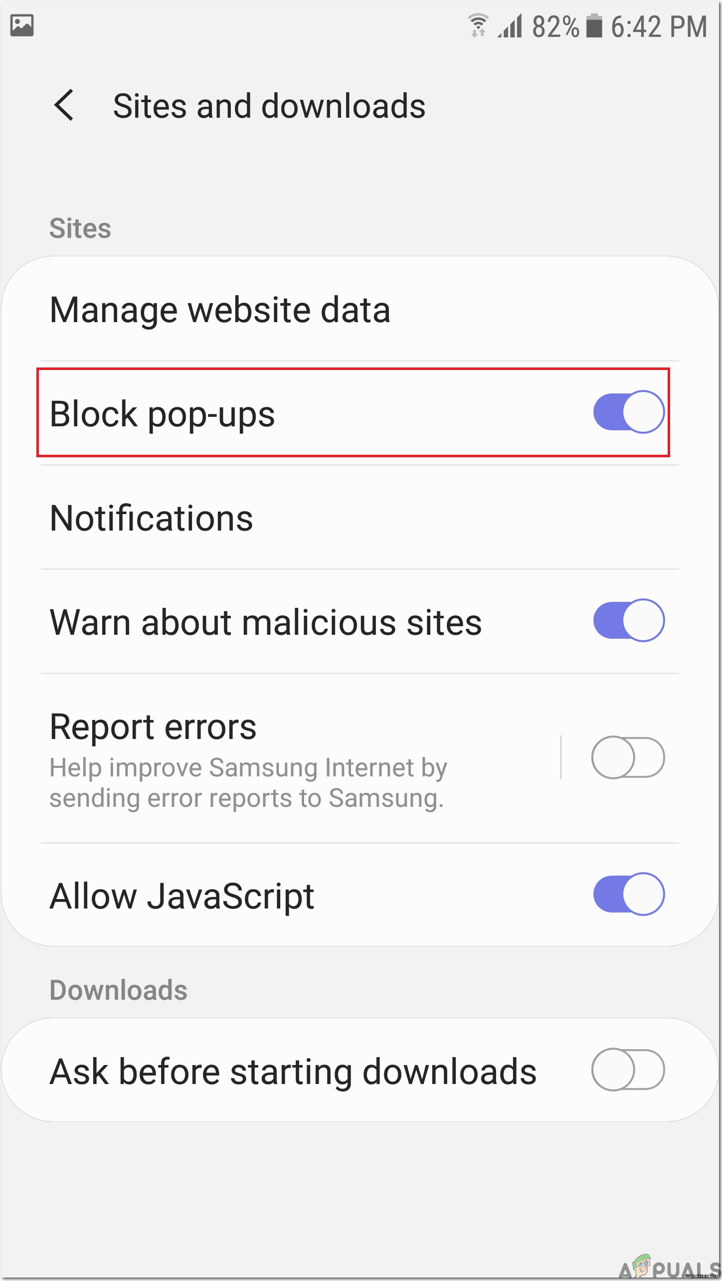 サムスンインターネットで勝手に知らないサイトが開く?ポップアップ広告を止める5つの対処法