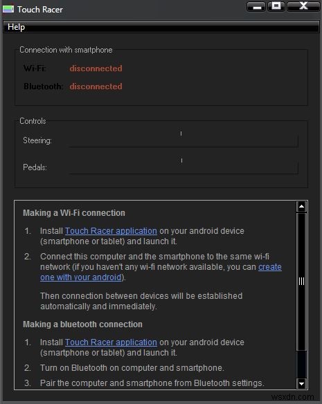 AndroidスマホをPCのゲームパッド・ステアリングホイールとして使う方法