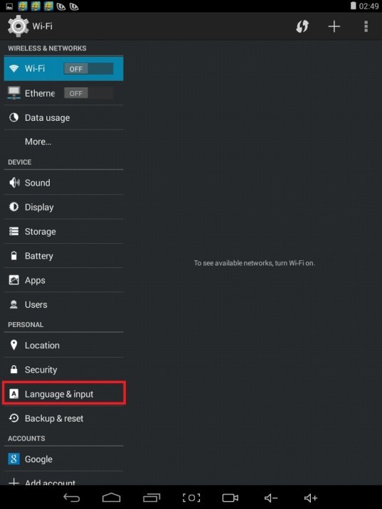 Androidタブレットの表示言語を変更する方法をステップ別に解説