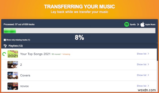 SpotifyのプレイリストをApple Music(iTunes)へ無料で移行する方法