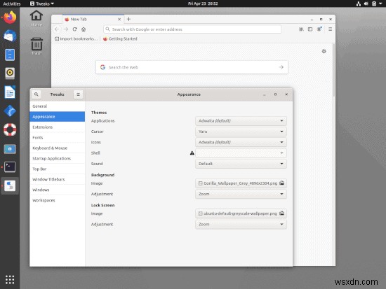 Ubuntuにテーマをインストールする方法｜Gnome Tweaksの使い方と人気テーマ3選の実例