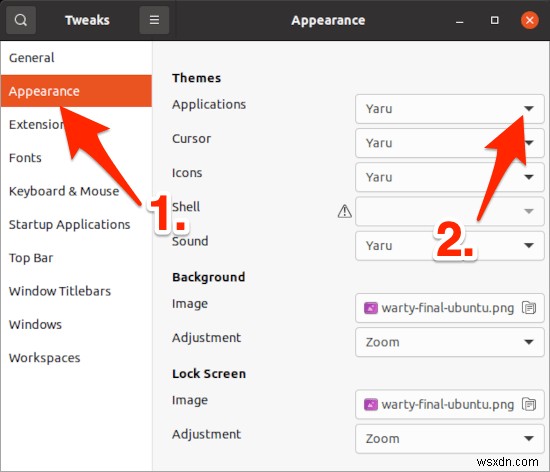 Ubuntuにテーマをインストールする方法｜Gnome Tweaksの使い方と人気テーマ3選の実例