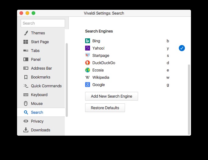 Vivaldiでデフォルトの検索エンジンを変更する方法【初心者向けガイド】