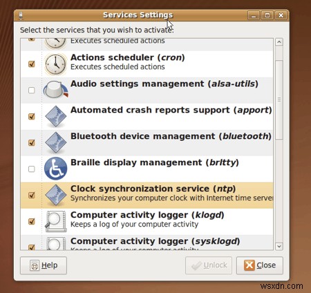インターネット経由で時刻を自動同期するようUbuntuを設定する方法