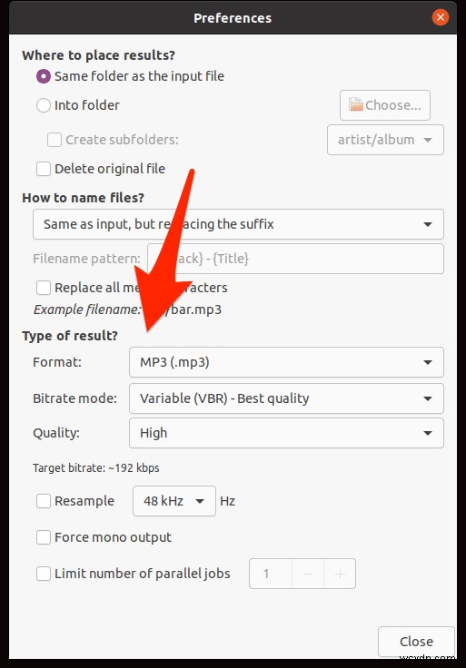 【Ubuntu Linux】FLACファイルをMP3に変換する方法｜SoundConverterの使い方を画像付きで解説