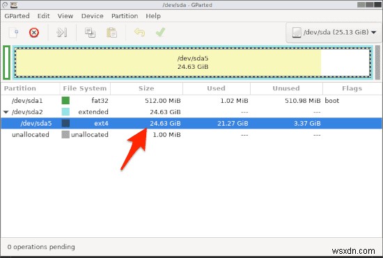 GParted Live CD/USBでLinuxパーティションのサイズ変更と新規作成を行う方法
