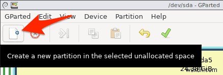 GParted Live CD/USBでLinuxパーティションのサイズ変更と新規作成を行う方法