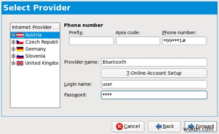 LinuxでBluetooth経由でNokia N95のインターネット接続をノートPCにテザリングする方法
