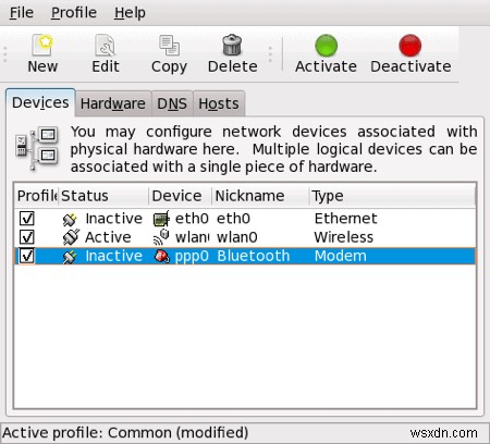 LinuxでBluetooth経由でNokia N95のインターネット接続をノートPCにテザリングする方法
