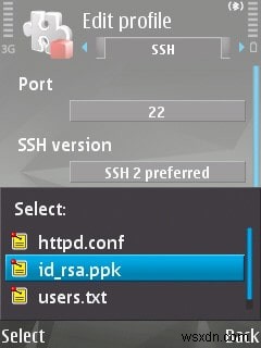 Nokia N95のPuTTYで使用するRSAキーペアの生成方法