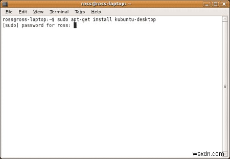 Ubuntu Eee 8.04.1にKDEデスクトップ環境を追加する手順