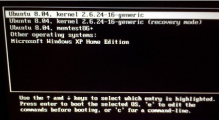 ASUS Eee PC 900をWindows XPとUbuntu Linuxでデュアルブートする方法