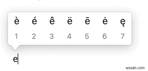 Mac・iPhone・iPadでフランス語のアクセント付き文字(é、è、ê)を入力する方法