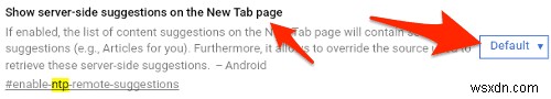 Android/iOS版Chromeの新規タブから「おすすめ記事」を非表示にする方法