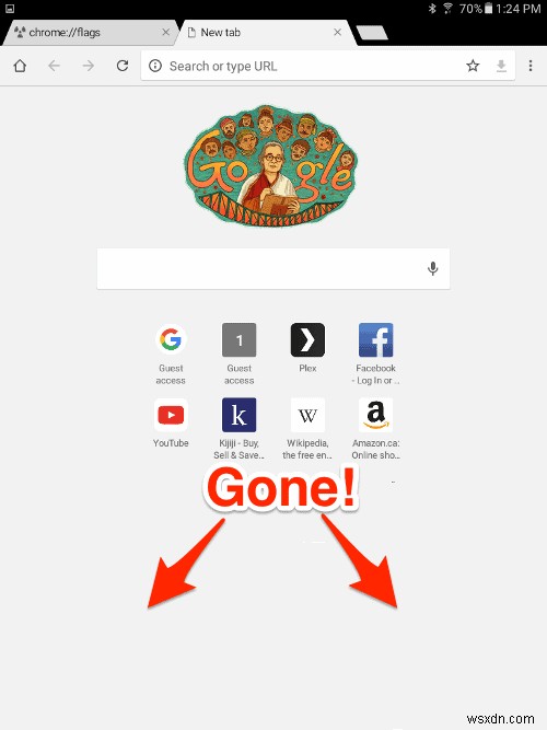 Android/iOS版Chromeの新規タブから「おすすめ記事」を非表示にする方法