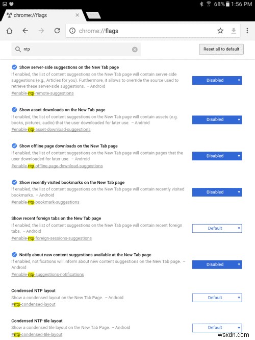 Android/iOS版Chromeの新規タブから「おすすめ記事」を非表示にする方法