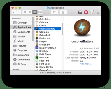 iPhone・iPadのバッテリー状態をMacで確認する方法｜無料アプリcoconutBatteryの使い方