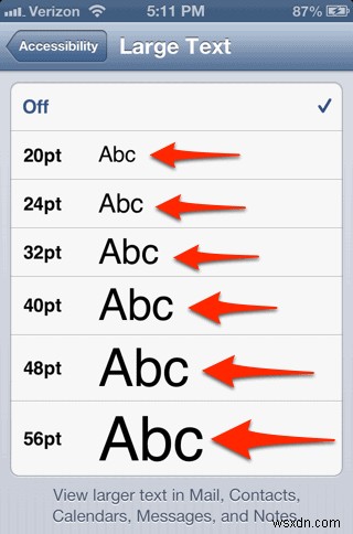 iPhone・iPadで文字サイズ(フォント)を大きくする方法【初心者向け】