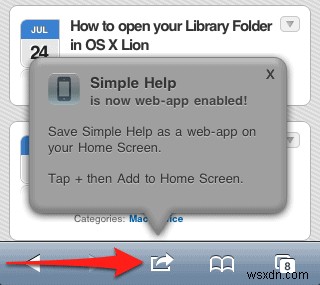 iPhone・iPadのホーム画面にWebサイトをWebアプリとして追加する方法
