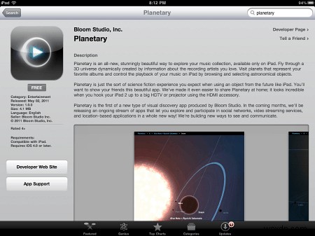 無料アプリ「Planetary」でiPadの音楽を壮大なSF宇宙体験に変えよう