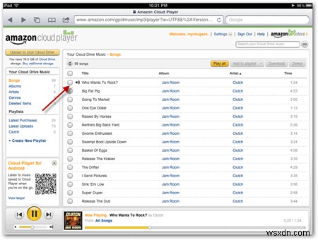iPhoneでAmazon Cloud Playerを使ってMP3を再生する方法【iOS対応】
