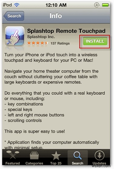 iPhone・iPod touchでPCをリモート操作する方法|Splashtop Remote Touchpadの使い方