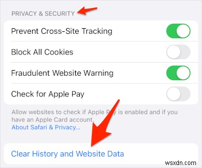 iPadのSafariでキャッシュ・閲覧履歴・Cookieを削除する方法