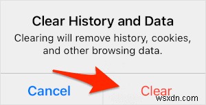 iPadのSafariでキャッシュ・閲覧履歴・Cookieを削除する方法