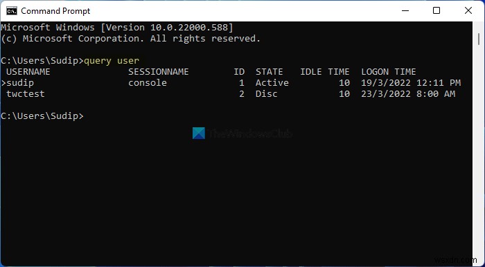 Windows 11/10でサインイン中のすべてのユーザーを確認する3つの方法