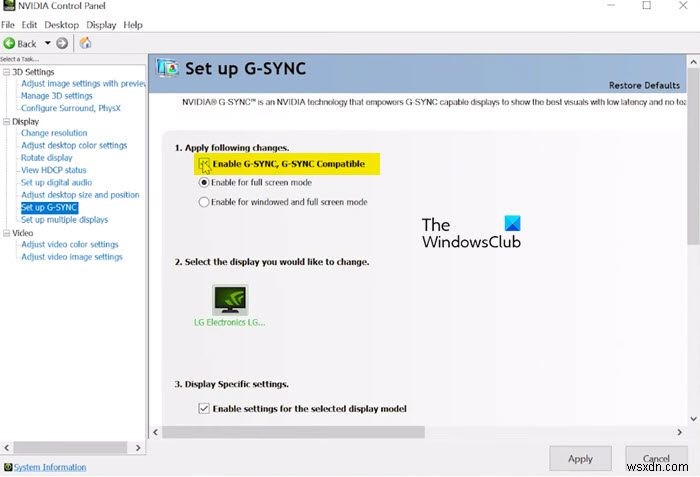 WindowsのFreeSyncモニターでG-Syncを有効にする方法とトラブル対処法