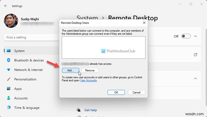 Windows 11/10でリモートデスクトップのユーザーを追加・削除する4つの方法