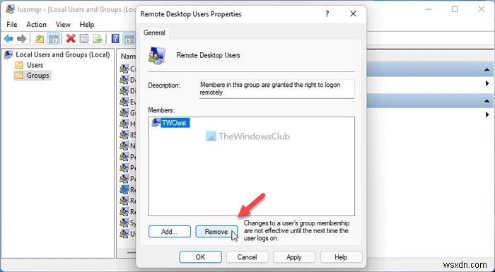 Windows 11/10でリモートデスクトップのユーザーを追加・削除する4つの方法
