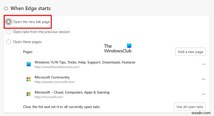 Microsoft Edgeが起動時に複数のタブを開き続ける問題の解決方法