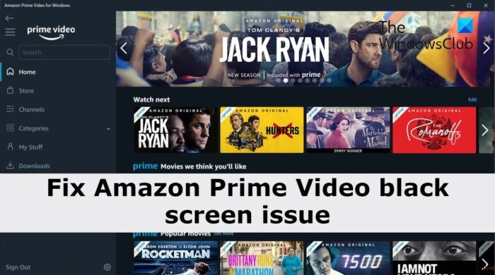 PCでAmazonプライムビデオの画面が真っ黒になる問題を解決する9つの対処法