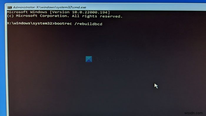 Windows 11/10でエラーコード0xc00000fを修正する方法