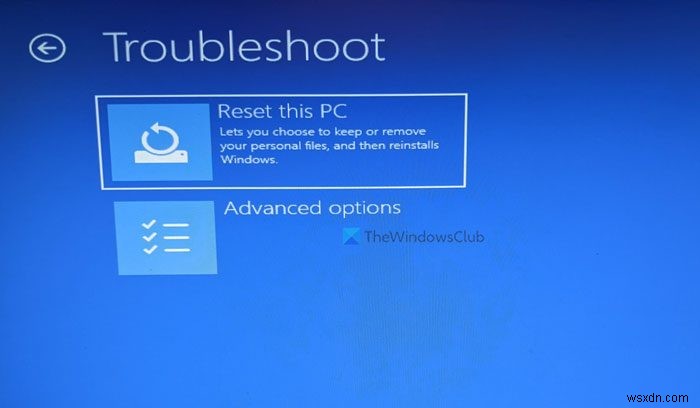 PCが起動しないときの対処法:高度なスタートアップオプションでWindows 11をリセットする手順