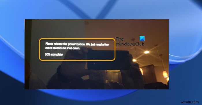 Windowsで「電源ボタンを離してください。シャットダウンするのにあと数秒必要です」と表示される原因と対処法