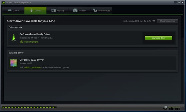 NVIDIA GeForce ExperienceのオーバーレイがWindowsで動作しないときの対処法