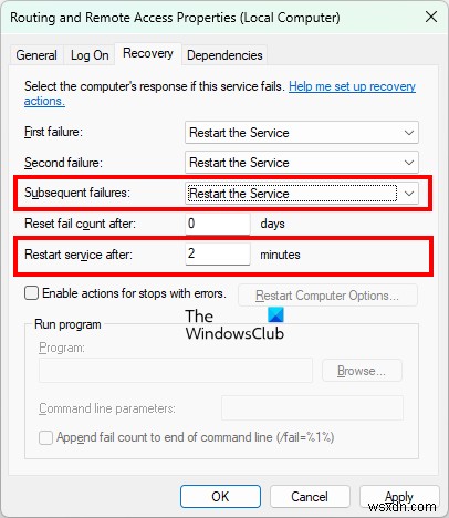 Windows 11/10でルーティングとリモートアクセスサービス（RRAS）が起動しない場合の対処法