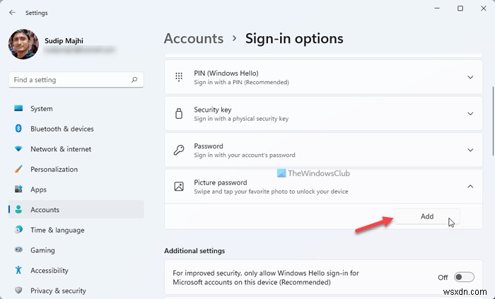 Windows 11/10でピクチャーパスワードとPINを設定・作成する方法