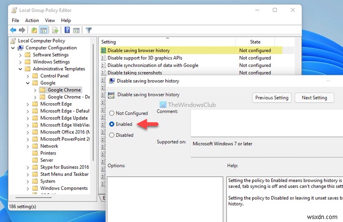 【Windows 11/10】ChromeとEdgeに閲覧履歴を保存させない方法|グループポリシー・レジストリ設定ガイド