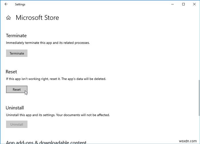 Microsoft Storeで「このアプリは会社のポリシーによりブロックされました」と表示される場合の対処法