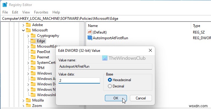 【Windows】初回起動時に他のブラウザのデータをMicrosoft Edgeへ自動インポートする方法