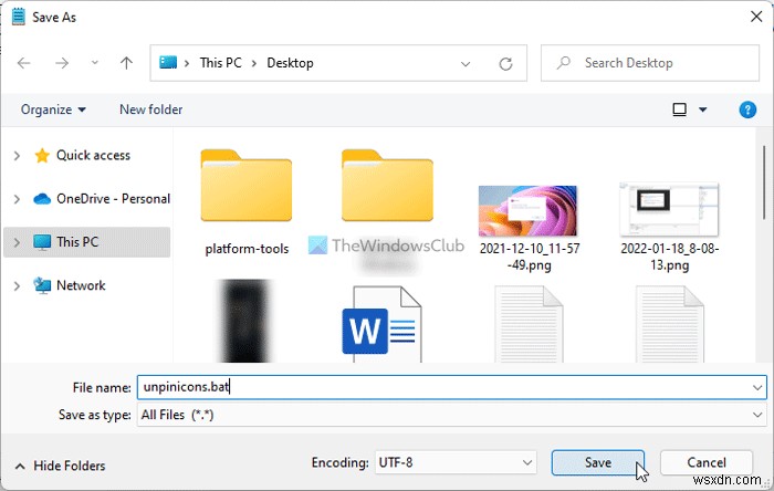 Windows 11/10でタスクバーアイコンの固定を一括解除する方法