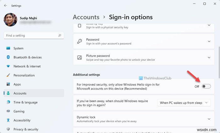 Windows 11/10で画像パスワードのサインインオプションが表示されない・使用できない場合の対処法